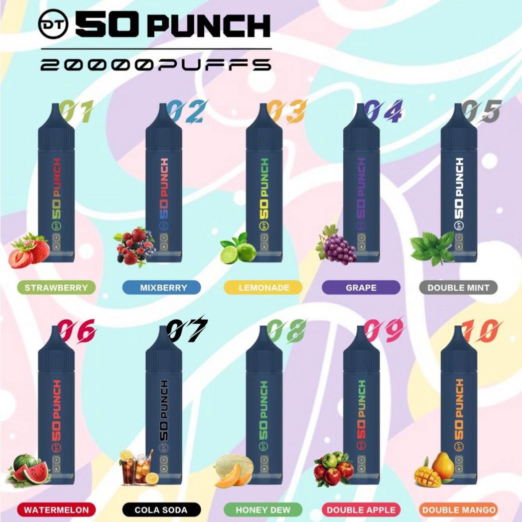 พอตใช้แล้วทิ้ง 50 Punch ราคาส่ง - 20000 คำ