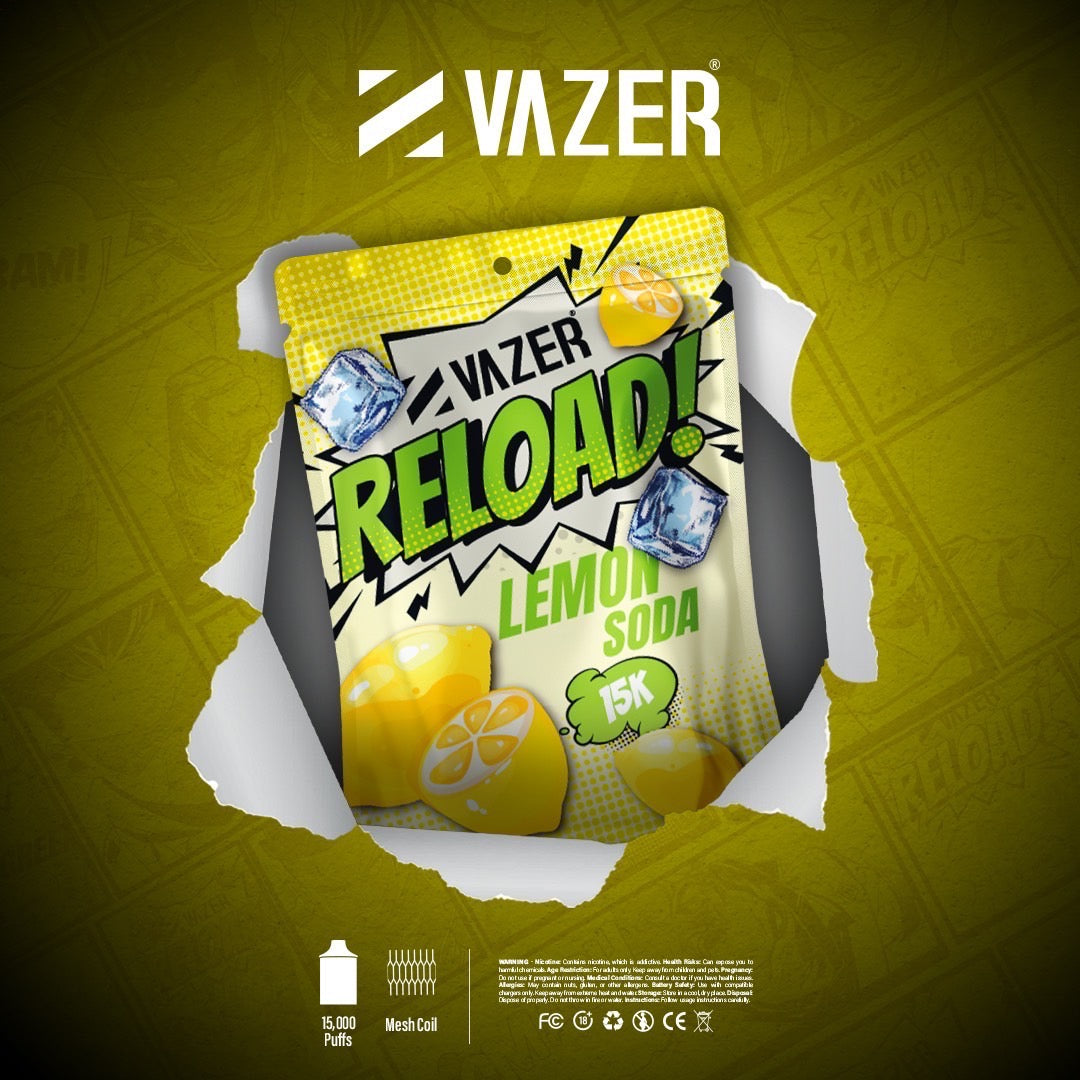 หัวพอต Vazer Reload ราคาส่ง - 15000 คำ (ใช้กับเครื่อง Vazer เท่านั้น)
