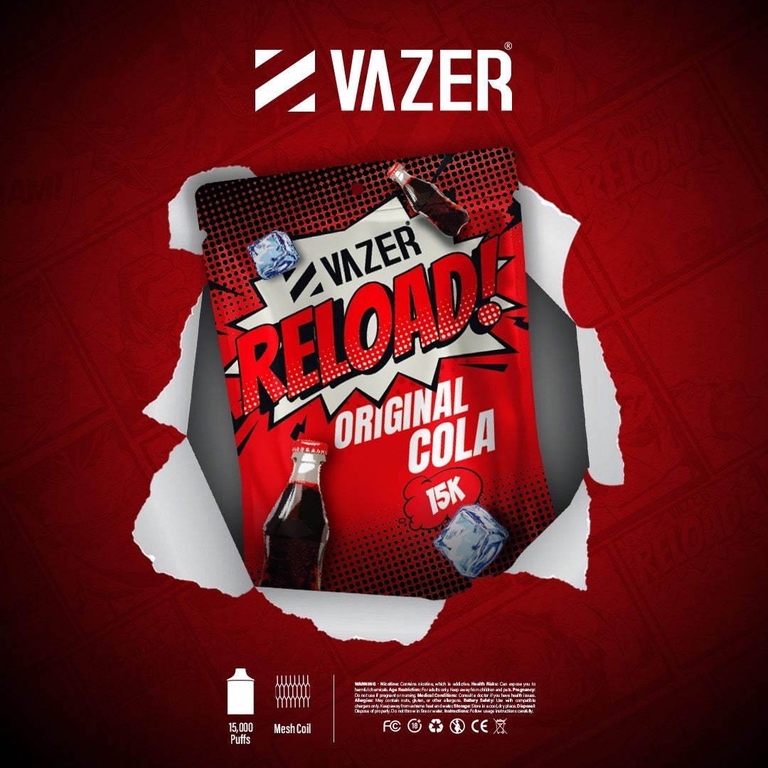 หัวพอต Vazer Reload ราคาส่ง - 15000 คำ (ใช้กับเครื่อง Vazer เท่านั้น)