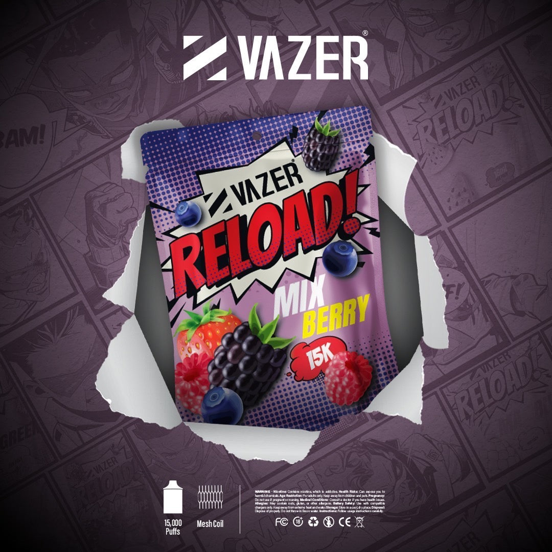 หัวพอต Vazer Reload ราคาส่ง - 15000 คำ (ใช้กับเครื่อง Vazer เท่านั้น)