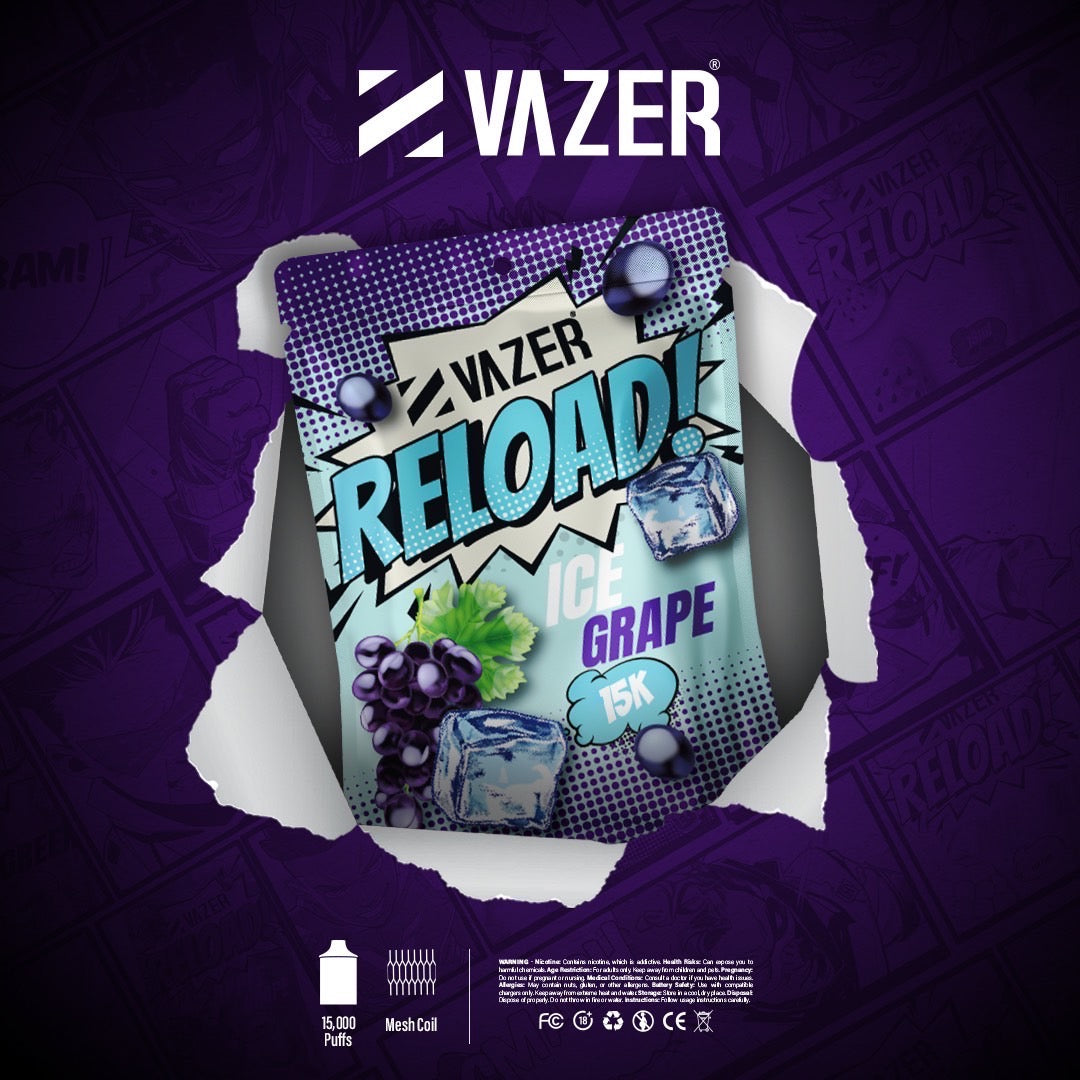 หัวพอต Vazer Reload ราคาส่ง - 15000 คำ (ใช้กับเครื่อง Vazer เท่านั้น)