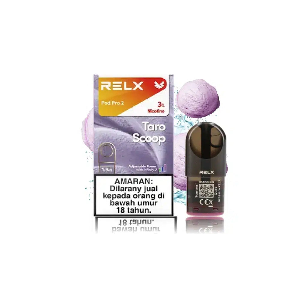 หัวพอต Relx Infinity Pro 2 ราคาส่ง-หัวพอต-Relx-Taro Scoop-Vape Haus