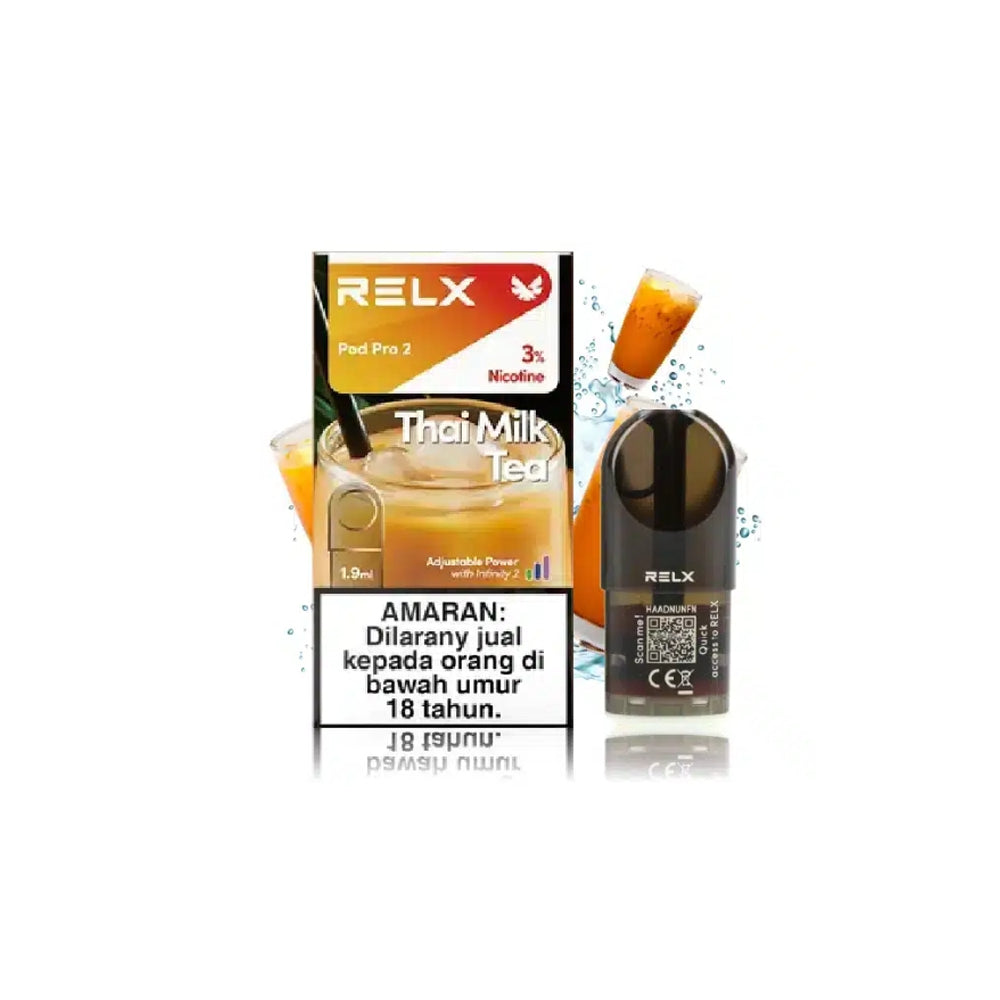 หัวพอต Relx Infinity Pro 2 ราคาส่ง-หัวพอต-Relx-Thai Milk Tea-Vape Haus