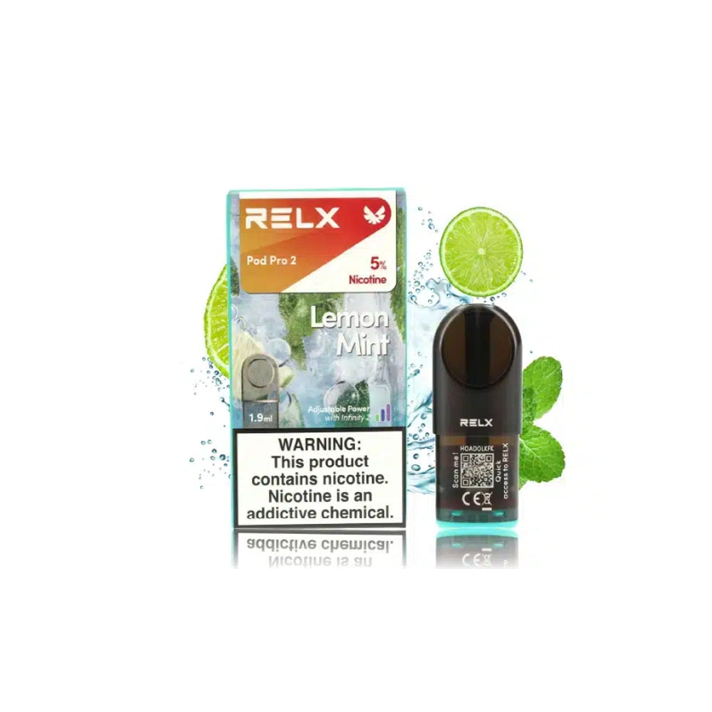 หัวพอต Relx Infinity Pro 2 ราคาส่ง-หัวพอต-Relx-Lemon Mint-Vape Haus