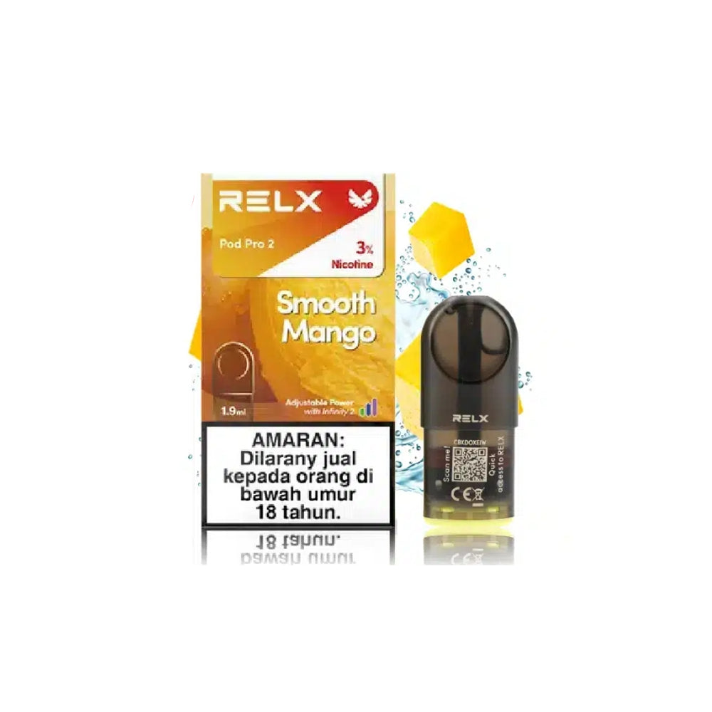 หัวพอต Relx Infinity Pro 2 ราคาส่ง-หัวพอต-Relx-Smooth Mango-Vape Haus