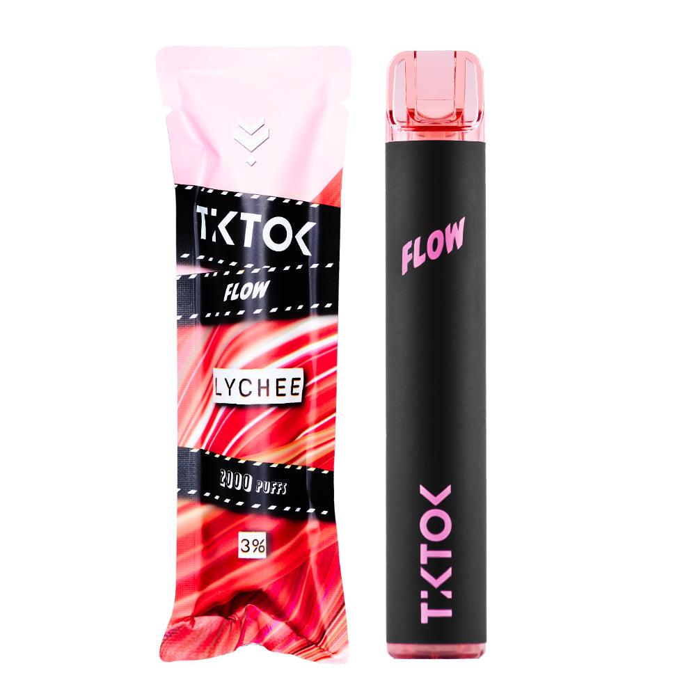 พอตใช้แล้วทิ้ง TikTok FLOW ราคาส่ง - 2000 คำ-พอตใช้แล้วทิ้ง-TikTok-Lychee-Vape Haus