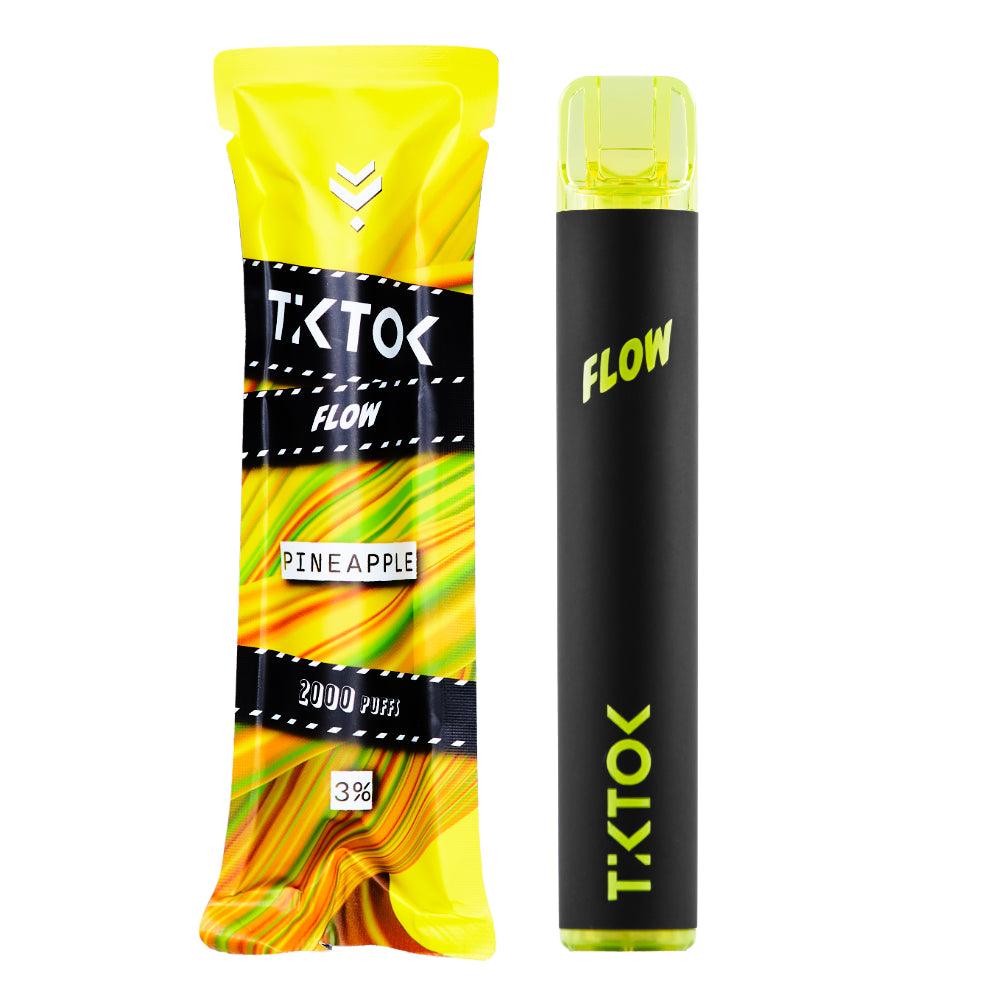 พอตใช้แล้วทิ้ง TikTok FLOW ราคาส่ง - 2000 คำ-พอตใช้แล้วทิ้ง-TikTok-Pineapple-Vape Haus