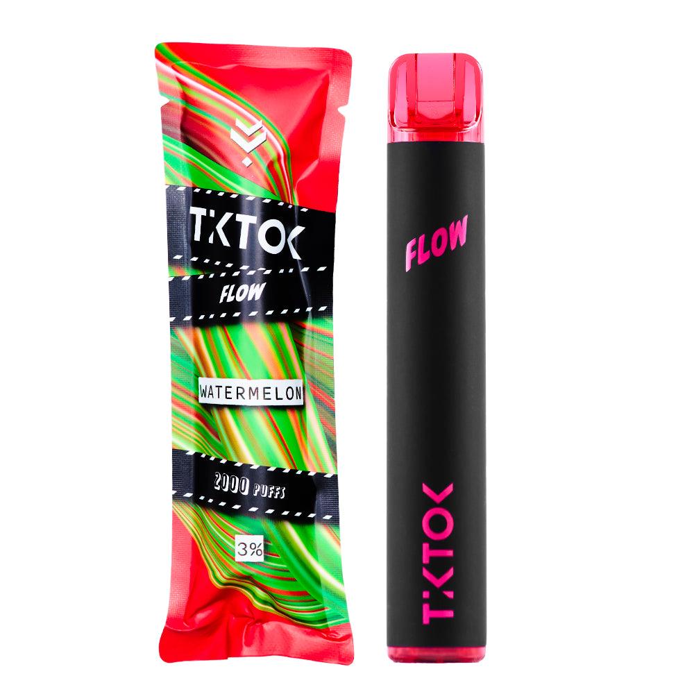 พอตใช้แล้วทิ้ง TikTok FLOW ราคาส่ง - 2000 คำ-พอตใช้แล้วทิ้ง-TikTok-Watermelon-Vape Haus