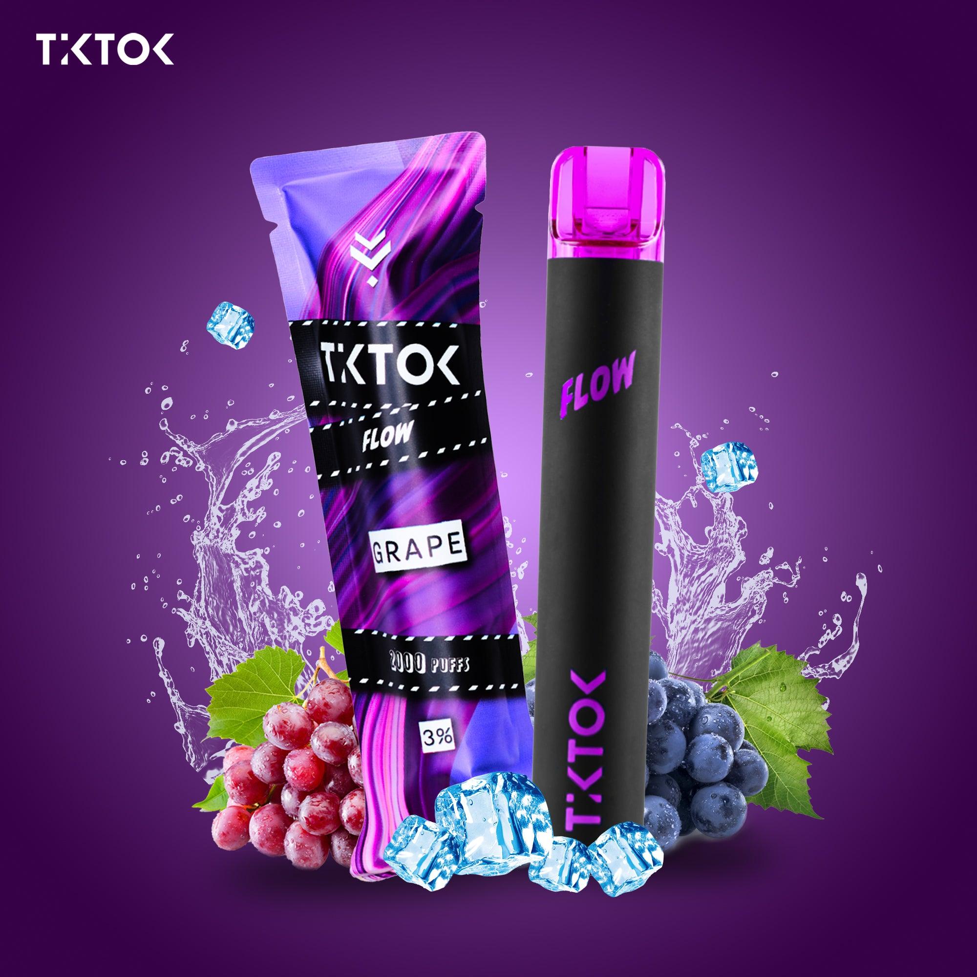 พอตใช้แล้วทิ้ง TikTok FLOW ราคาส่ง - 2000 คำ-พอตใช้แล้วทิ้ง-TikTok-Vape Haus