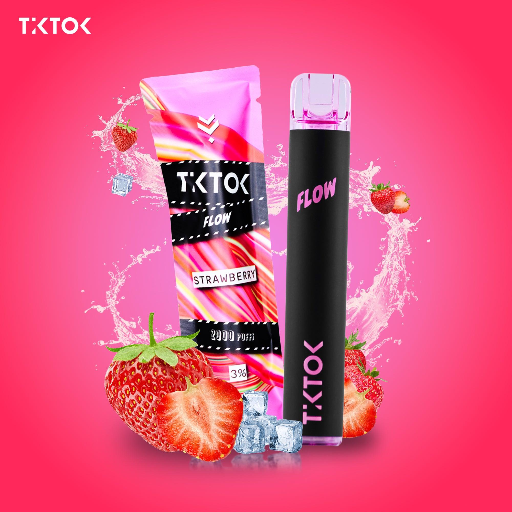 พอตใช้แล้วทิ้ง TikTok FLOW ราคาส่ง - 2000 คำ-พอตใช้แล้วทิ้ง-TikTok-Vape Haus