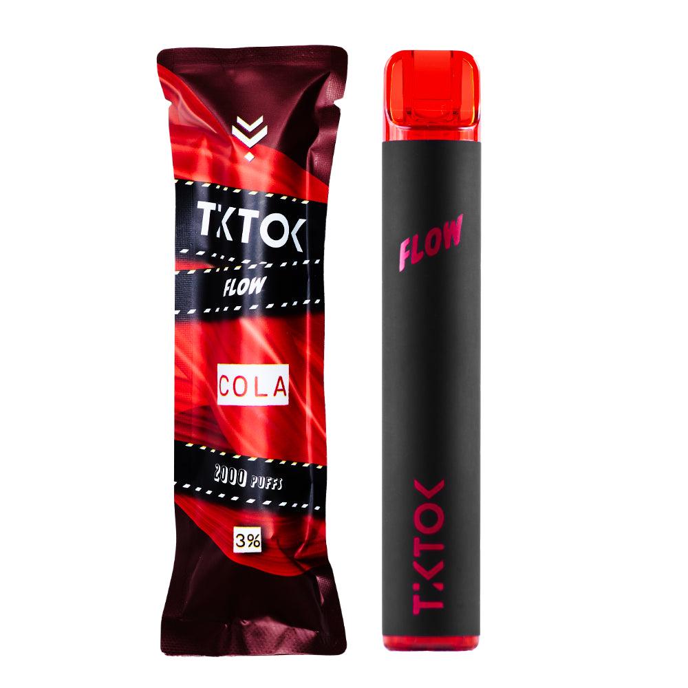 พอตใช้แล้วทิ้ง TikTok FLOW ราคาส่ง - 2000 คำ-พอตใช้แล้วทิ้ง-TikTok-Cola-Vape Haus