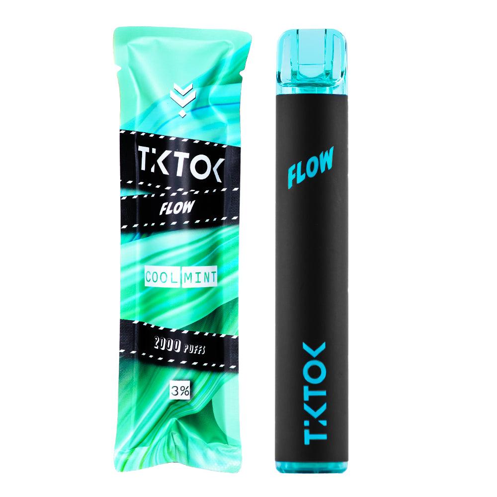 พอตใช้แล้วทิ้ง TikTok FLOW ราคาส่ง - 2000 คำ-พอตใช้แล้วทิ้ง-TikTok-Cool Mint-Vape Haus