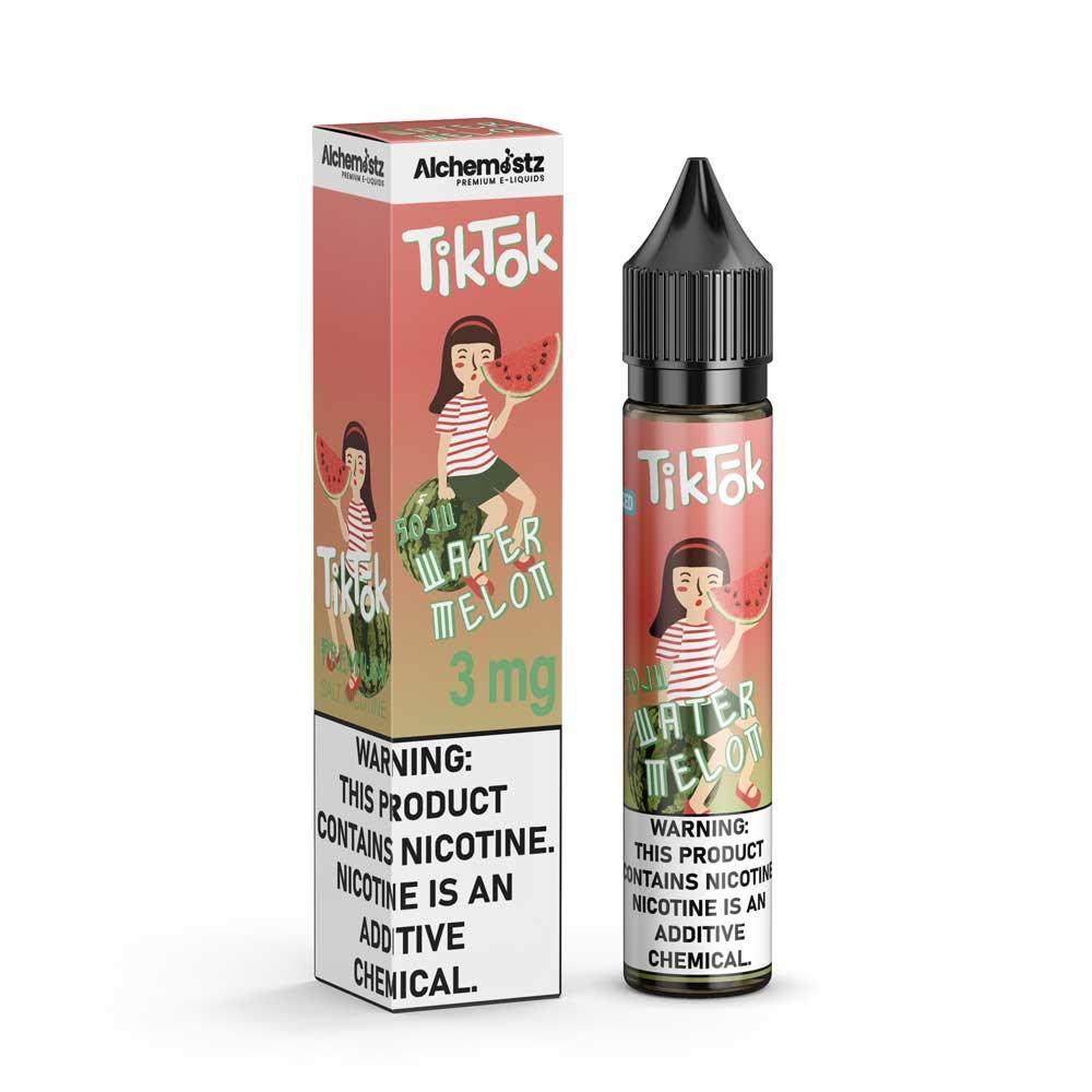 น้ำยาฟรีเบส - TikTok - 30ml-น้ำยาบุหรี่ไฟฟ้า-TikTok E-Liquid-Soju Watermelon-3mg-Vape Haus